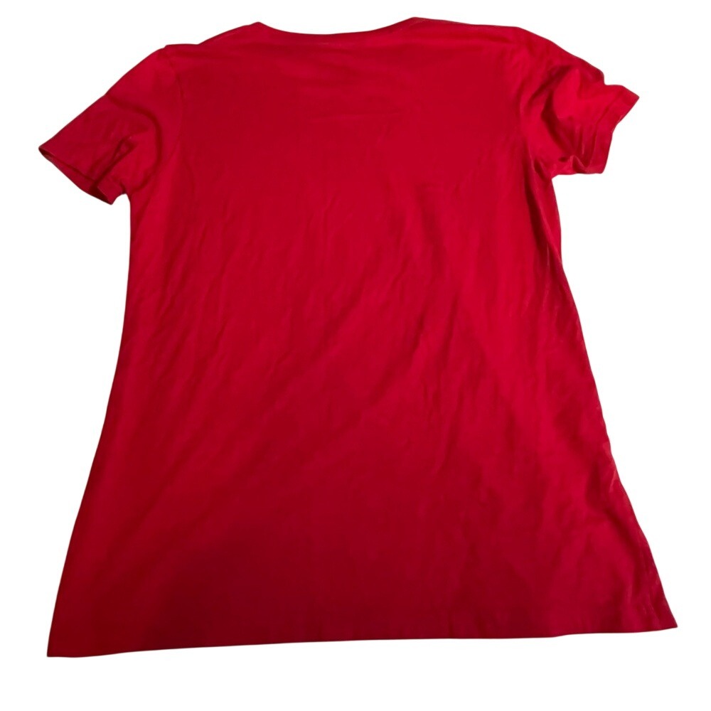 Fifth‎ Sun Womens Tacos and Cervezas Graphic T-Shirt Red Cotton XL Short Sleeve - Picture 2 of 3